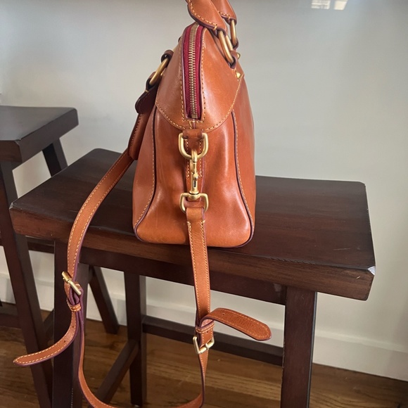 Dooney & Bourke Florentine Cameron Satchel - Natural - Picture 2 of 7